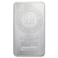 10 oz Silver Royal Canadian Mint Bar