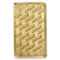 1 oz Gold Bar - PAMP Suisse Classic Design w/ Assay Card