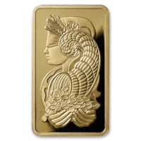 5 oz Gold PAMP Suisse Lady Fortuna Veriscan® Bar w/ Assay