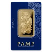 100 gram Gold PAMP Suisse Lady Fortuna Veriscan® Bar w/ Assay