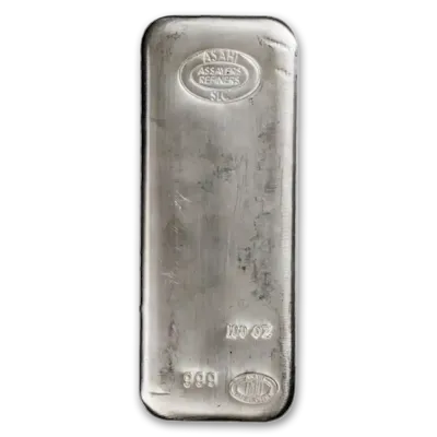 100 oz Silver Asahi Bar
