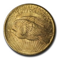 $20 Saint-Gaudens Gold Double Eagle BU - Random Year