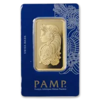 50 gram Gold PAMP Suisse Fortuna Veriscan® Bar w/ Assay Card