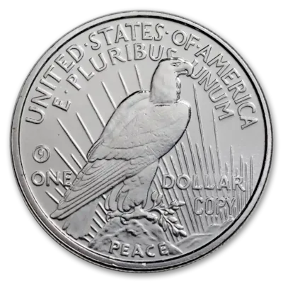 1 oz Silver Peace Dollar Round