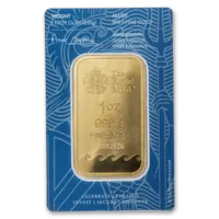 1 oz Gold The Royal Mint Britannia Bar w/ Assay Card