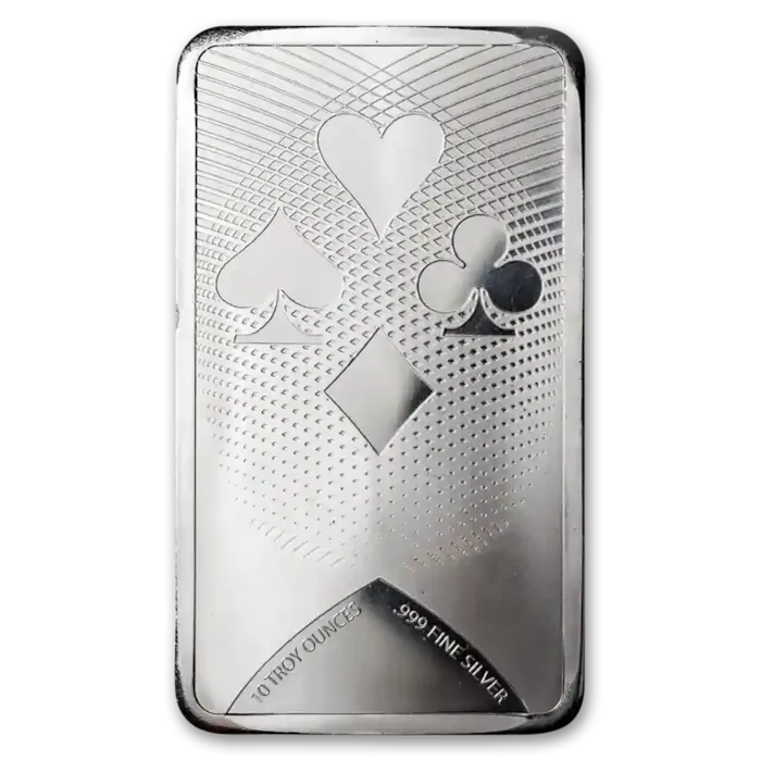 Buy 10 oz Silver Ace of Spades Bar | Bullion.com