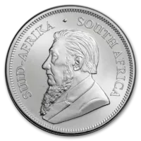 1 oz South African Silver Krugerrand Coin BU - Random Year