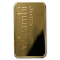 10 oz Gold Valcambi Bar w/ Assay Card