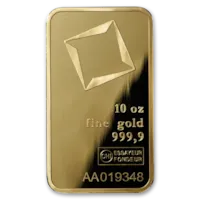 10 oz Gold Valcambi Bar w/ Assay Card