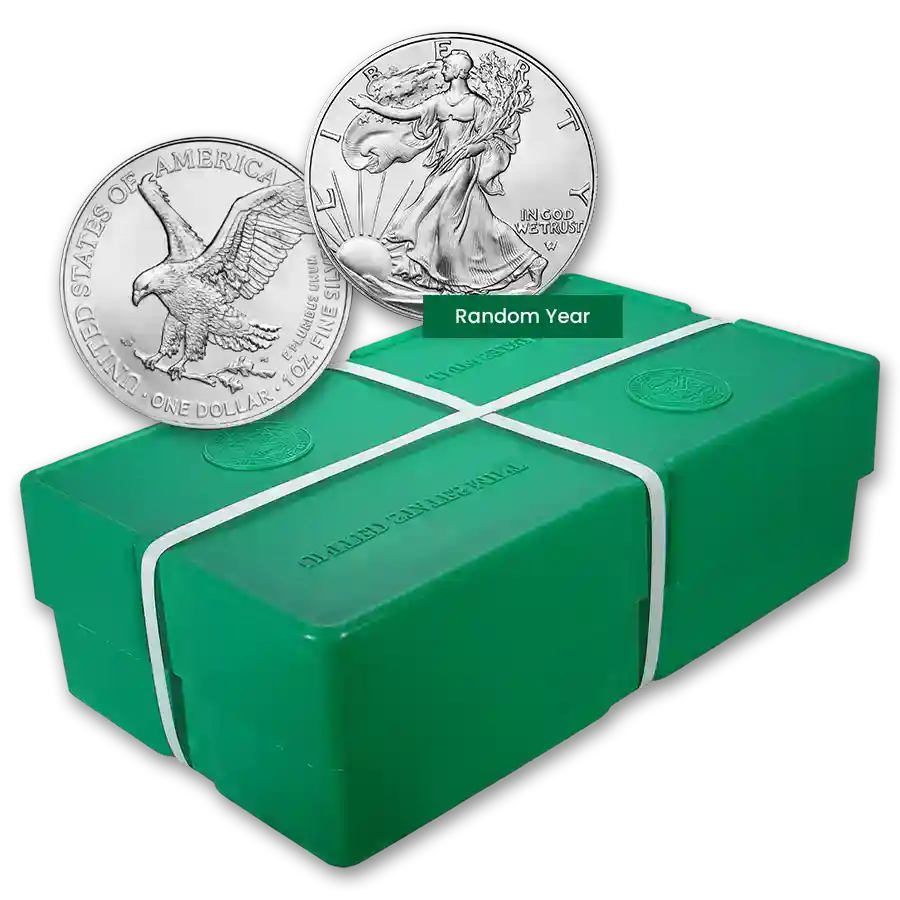 Buy 1 oz American Silver Eagle Monster Box | Bullion.com