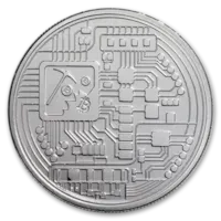 1 oz Silver Round - Bitcoin