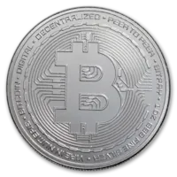 1 oz Silver Round - Bitcoin