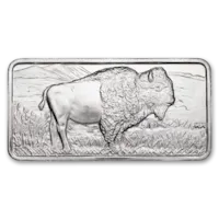 10 oz Silver Roaming Buffalo Bar