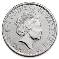 2023 1 oz Silver British Britannia Coin BU - Queen Elizabeth II