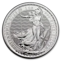 2023 1 oz Silver British Britannia Coin BU - Queen Elizabeth II