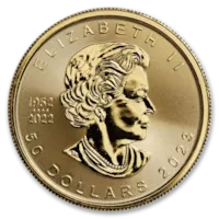 2023 1 oz Canadian Gold Maple Leaf Coin BU