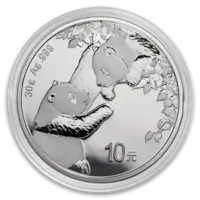 2023 30 gram Chinese Silver Panda Coin BU