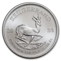 2023 1 oz South African Silver Krugerrand Coin BU