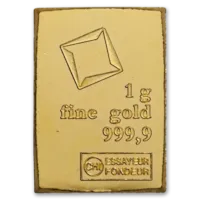 1 gram Gold Valcambi Bar