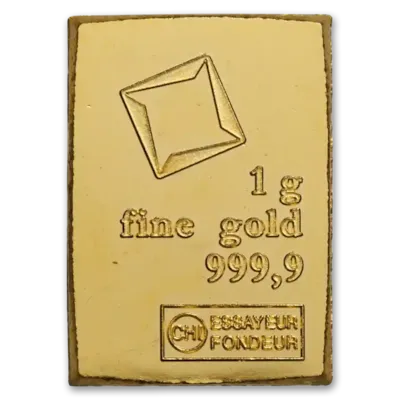 1 gram Gold Valcambi Bar