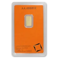1 gram Gold Bar - Random Design w/ Assay Card