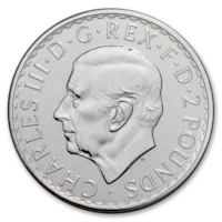 2023 1 oz Silver British Britannia Coin BU - King Charles III