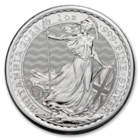 2023 1 oz Silver British Britannia Coin BU - King Charles III