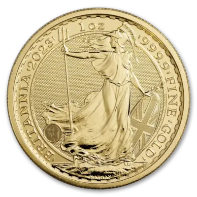 2023 1 oz Gold British Britannia Coin BU - King Charles III