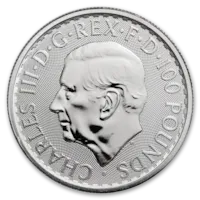 2023 1 oz Platinum British Britannia Coin BU - King Charles III