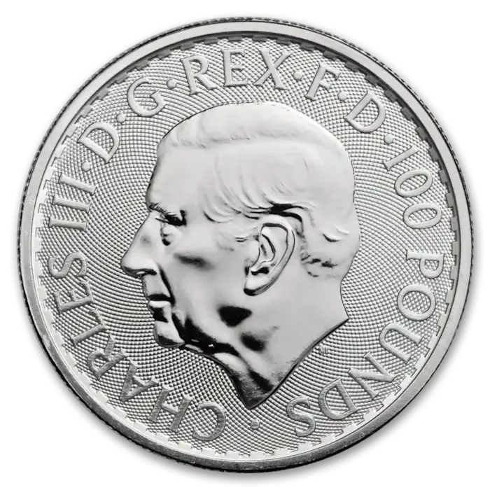 2023 1 oz Platinum Britannia - King Charles III | Bullion.com