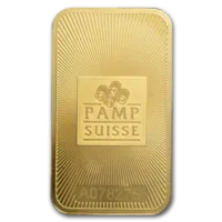 1 oz Gold Bar - PAMP Suisse w/ Assay Card