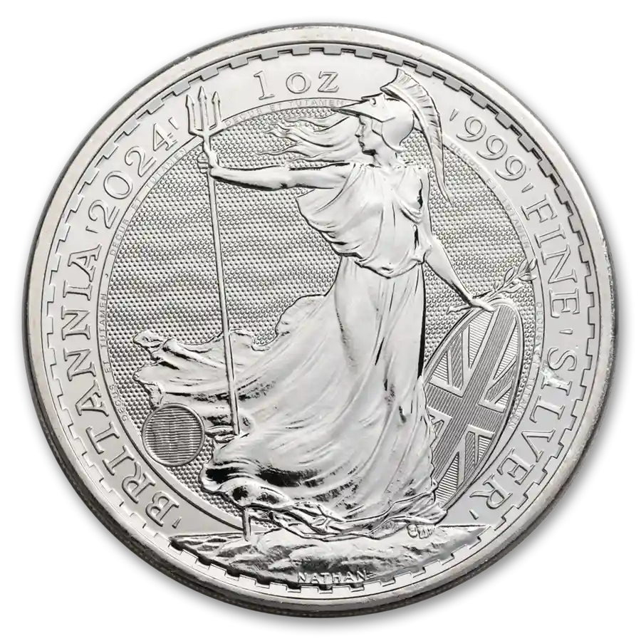 2024 1 oz Silver Britannia - King Charles III | Bullion.com