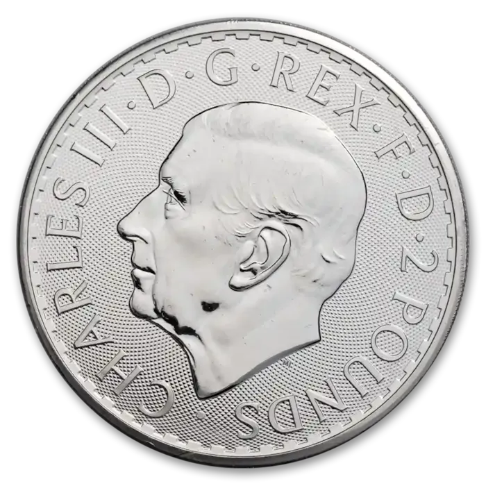 2024 ブリタニア銀貨 1オンス チャールズ3世 2024 1 oz Silver Britannia - King Charles III | Bullion.com