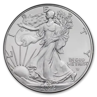 2024 1 oz American Silver Eagle Coin BU