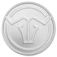 1 oz Silver Bullion.com Bull Logo Round