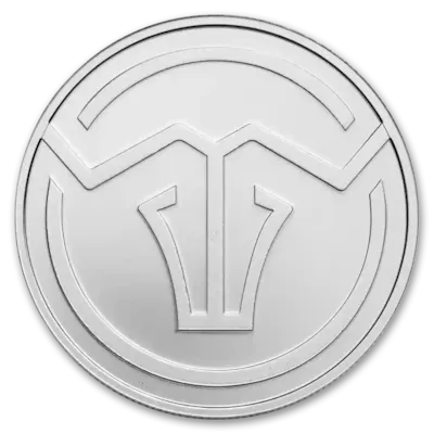 1 oz Silver Bullion.com Bull Logo Round