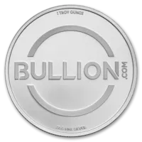 1 oz Silver Bullion.com Bull Logo Round