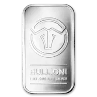 1 oz Silver Bull Logo Bar - Struck