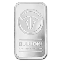 5 oz Silver Bull Logo Bar - Struck