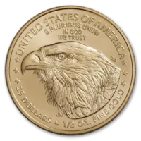 2024 1/2 oz American Gold Eagle Coin BU