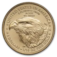 2024 1/10 oz American Gold Eagle Coin BU