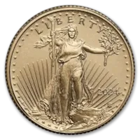2024 1/10 oz American Gold Eagle Coin BU