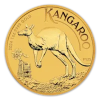 2024 Australia 1 oz Gold Kangaroo Coin BU