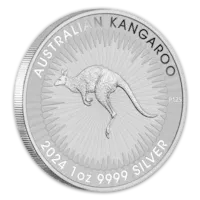 2024 1 oz Australian Silver Kangaroo Coin BU