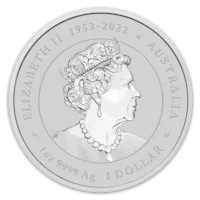 2024 1 oz Australian Silver Lunar Dragon Coin BU