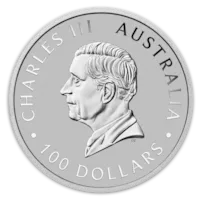2024 1 oz Australian Platinum Kangaroo Coin BU