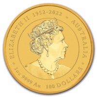 2024 1 oz Australian Gold Lunar Dragon Coin BU