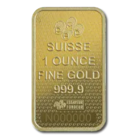 1 oz Gold PAMP Lady Fortuna Veriscan® 45th Anniv Bar w/ Assay