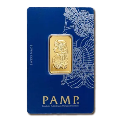 1/2 oz Gold PAMP Suisse Lady Fortuna Veriscan® Bar w/ Assay