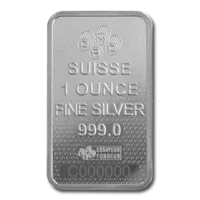 1 oz Silver PAMP Suisse Bar Fortuna 45th Anniversary w/ Assay
